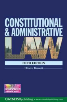 Image of Constitutional and Administrative Law by Hilarie Barnett Book