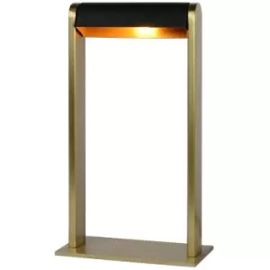 image of Lucide LORAS - Table Lamp - 1xG9 - Matt Gold, Brass