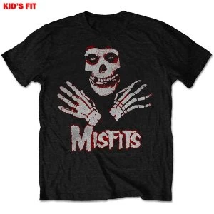 Image of Misfits - Hands Kids 3 - 4 Years T-Shirt - Black