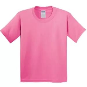 Gildan Youth Unisex Heavy Cotton T-Shirt (M) (Azalea)