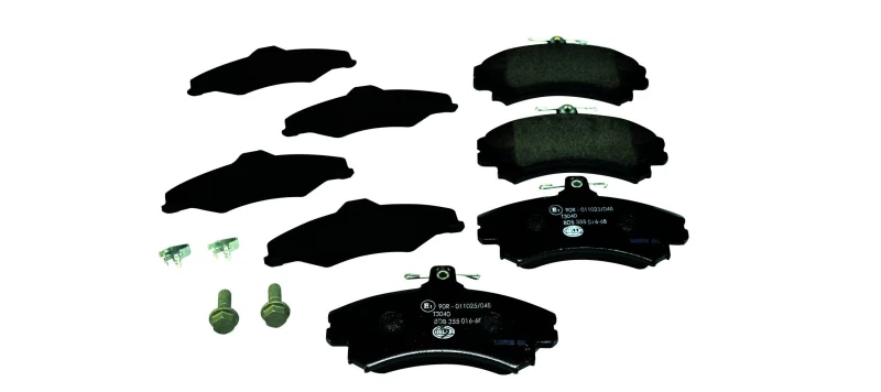 Image of HELLA Brake pad set HELLA 8DB 355 016-681