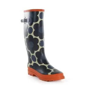 Image of Regatta Orla Kiely Fleece Lined Hi Wellington - FlwrPop/Oran