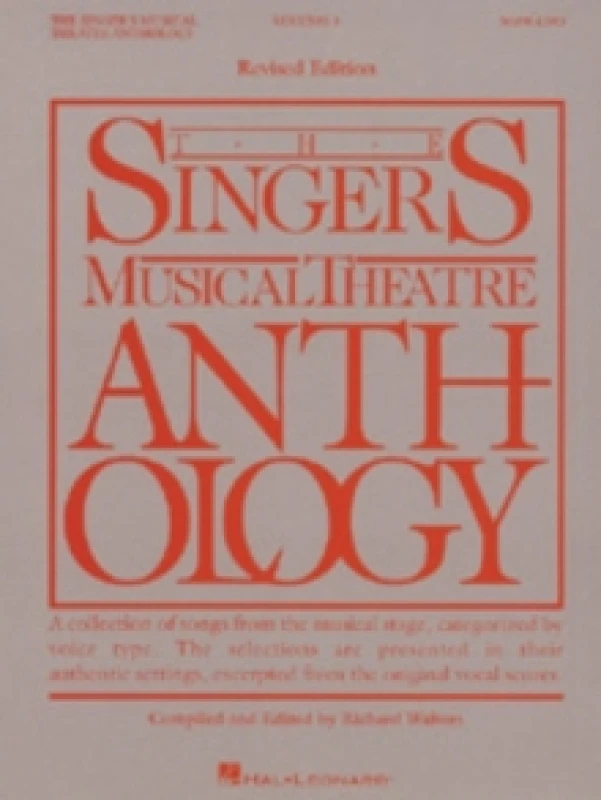 Image of The Singers Musical Theatre Anthology. Volume 1 Soprano by Richard Walters Paperback