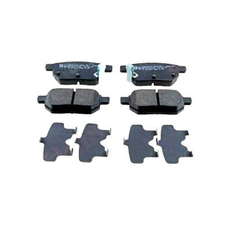 Image of ZIMMERMANN 24610.155.1 Brake pad set Rear Axle, with acoustic wear warning, Photo corresponds to scope of supply Brake Pad Set,disc brake (402)