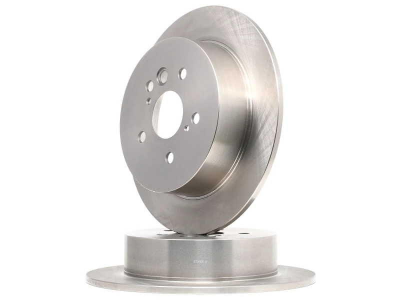 Image of STARK SKBD-0020183 Brake disc Rear Axle, Solid, Cast Iron, Uncoated, Untreated, without bolts/screws Cast Iron Brake Disc (82)