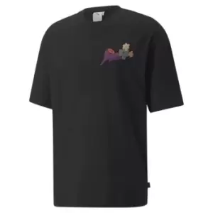 image of Puma X P.a.m. Graphic T-Shirt, Puma Black, Male, T-Shirts, 536003 01