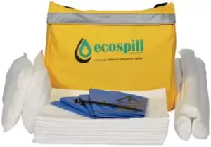 image of Oil Only Spill Kit With Vinyl Holdall - 50 Litre OILSK50 ECOSPILL