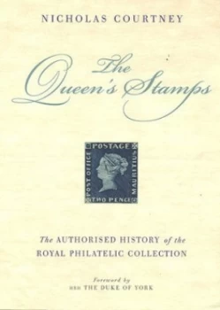 Image of The Queens Stamps by Nicholas Courtney Hardback