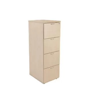 Image of Ff Jemini 4 Drw Filing Cabinet Maple