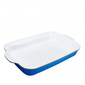 image of Denby Imperial Blue Large Rectangular Oven Dish