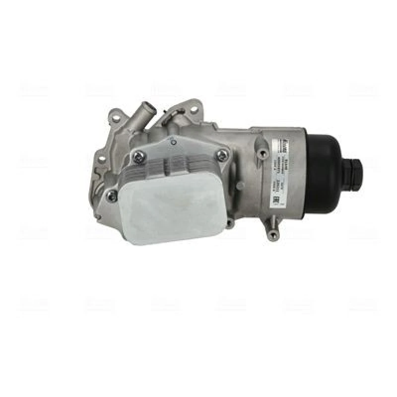 Image of NISSENS 91549 Oil Cooler with gaskets/seals, with filter Aluminium Oil Cooler,engine oil (469)