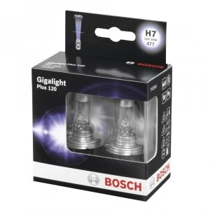 Image of Bosch 1987301107 Gigalight Plus 120 Xenongas H7 12V/55W PX26d Set of 2