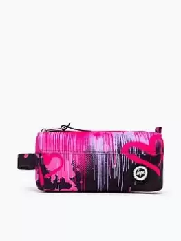 Image of Hype Pink Hearts Drip Pencil Case