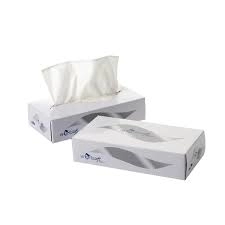 Image of 2Work Facial Tissue 100 Sheet Cream Box (Pack of 36)