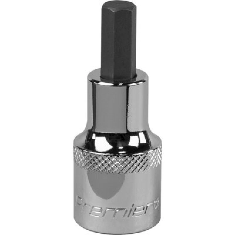 Image of Loops 8mm Forged Hex Socket Bit - 1/2" Square Drive - Chrome Vanadium Wrench Socket Multi