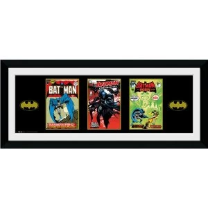 Image of Batman Comic 3 Comics Framed Collector Print