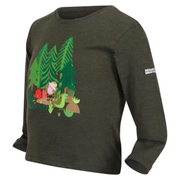 Image of Regatta Peppa Graphic T-Shirt - Dark Khaki