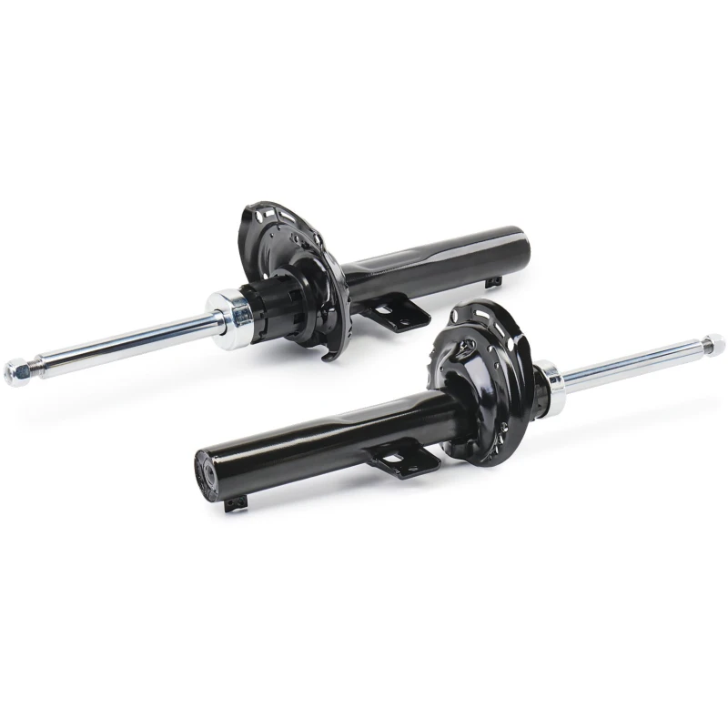 Image of RIDEX 854S20277 Shock absorber Front Axle, Gas Pressure, Twin-Tube, Suspension Strut, Bottom Clamp Shock Absorber (854)