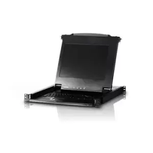 ATEN 17" LCD MONITOR & Keyboard RACK MOUNTING CONSOLE - 1U