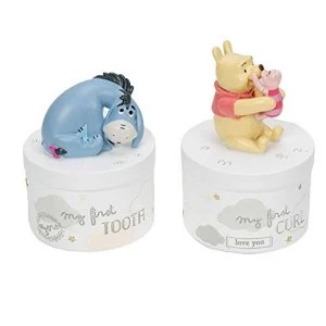 Disney Magical Beginnings Tooth & Curl Boxes - Pooh & Eeyore