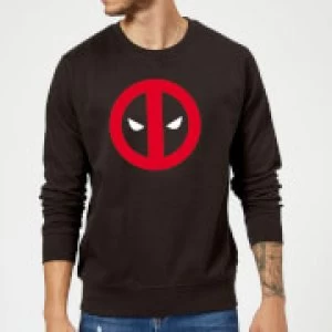 Marvel Deadpool Clean Logo Sweatshirt - Black - M