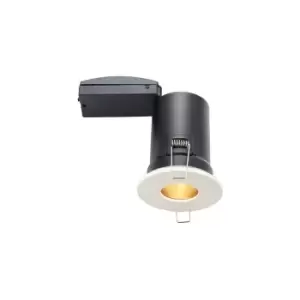 image of Netlighting Shieldplus Fire Rated GU10 Recessed Downlight, Matt White