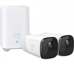 image of EUFY Cam 2 T88413D2 Smart Security Camera System - 2 Cameras