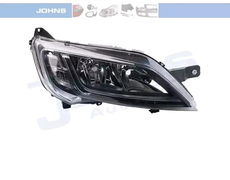Image of JOHNS 30 44 10-5 Headlights H7/H7, Right, with motor for headlamp levelling Headlight (259)