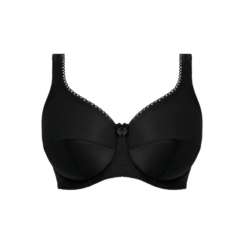 Image of Fantasie Cotton Smoothing Underwired Full Cup Bra BLK Black female 30DD