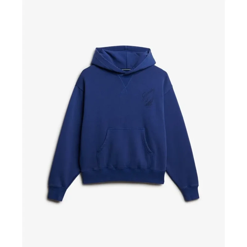 Image of Superdry Womens hooded sweatshirt Superdry Heritage Hamptons Bleu Female XS