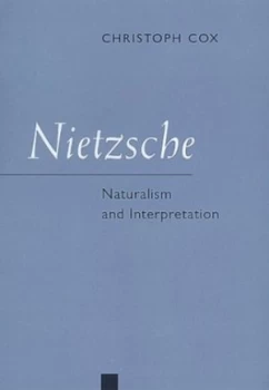 Image of Nietzsche by Christoph Cox Hardback