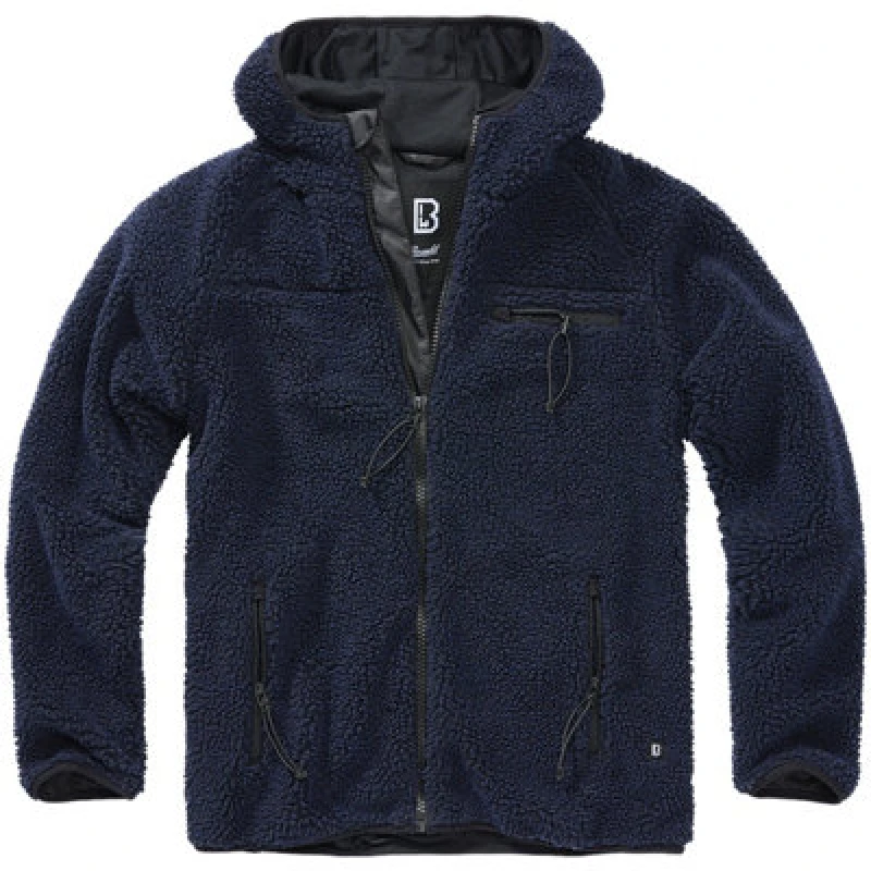 Image of Brandit Teddyfleece Worker Jacket Navy Size Small