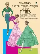 Image of great fashion designs of the fifties paper dolls in full color