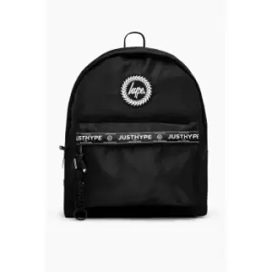 Image of Hype Crest Backpack (One Size) (Black/White) - Black/White