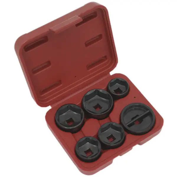 image of Sealey Oil Filter Cap Wrench Set 6pc