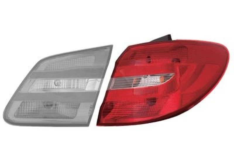 Image of VAN WEZEL 3054922U Rear light Outer section, with bulb holder, Right Combination Rearlight (391)