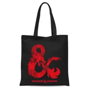 Image of Dungeons & Dragons Infernal Tote Bag Tote Bag - Black