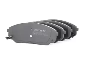 Image of RIDEX Brake pad set 402B0293 Brake pads,Brake pad set, disc brake KIA,SORENTO I (JC)