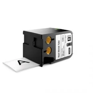 Image of Dymo 1868812 Black on White Label Tape 54mm x 1.8m