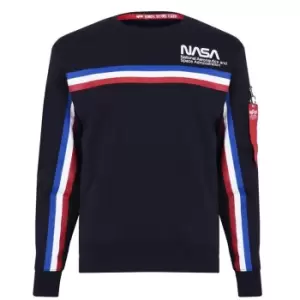 image of Alpha Industries NASA ISS Sweater - Blue