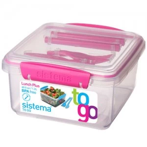 Image of Sistema Lunch Plus with Cutlery