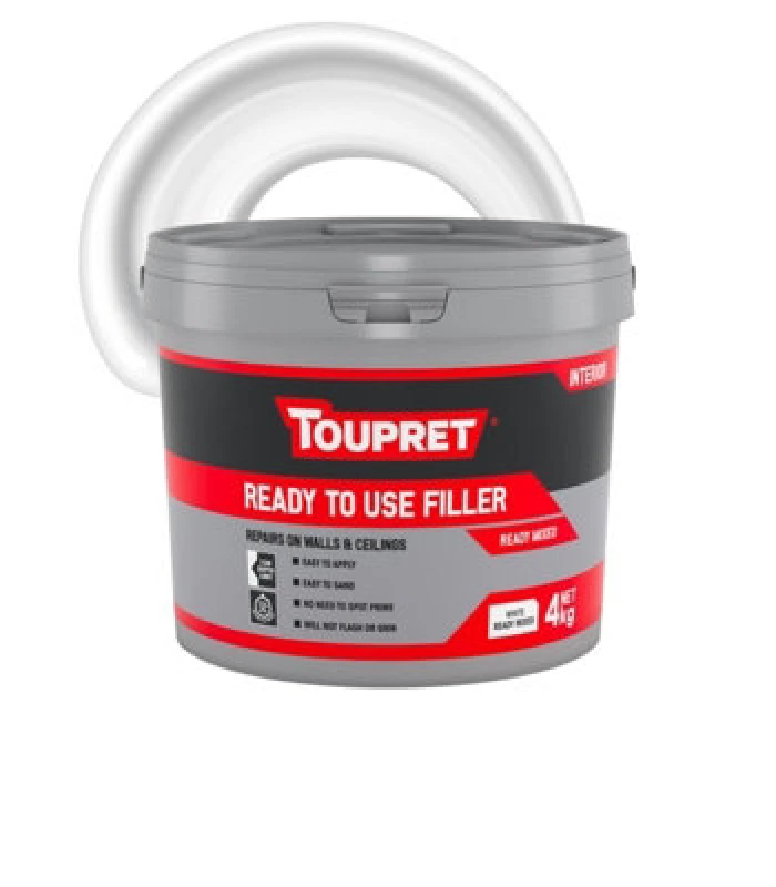 Image of Toupret Ready Mixed Interior Filler - 4Kg