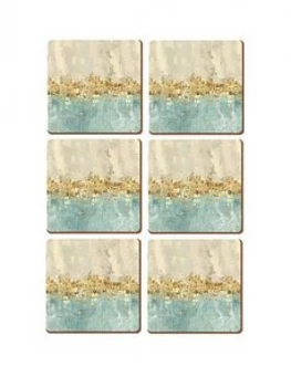 image of Creative Tops Golden Reflections Coasters ; Set Of 6