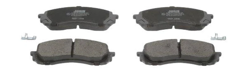 Image of JURID 572571J Brake pad set with acoustic wear warning Brake Pad Set,disc brake (402)