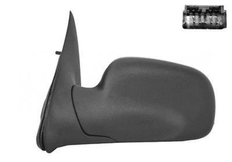 Image of VAN WEZEL 0248807 Wing mirror * HAGUS * Left, Heatable Outside Mirror (50)