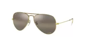 image of Ray-Ban Sunglasses RB3025 Aviator Large Metal Polarized 9196G5