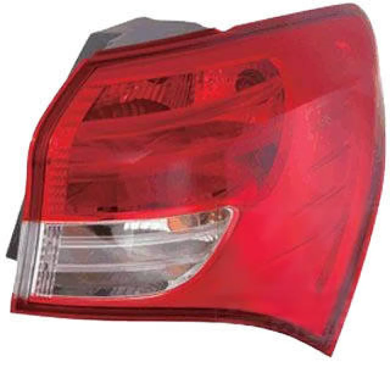 Image of VAN WEZEL 8239932 Rear light Outer section, without bulb holder, Right Combination Rearlight (391)