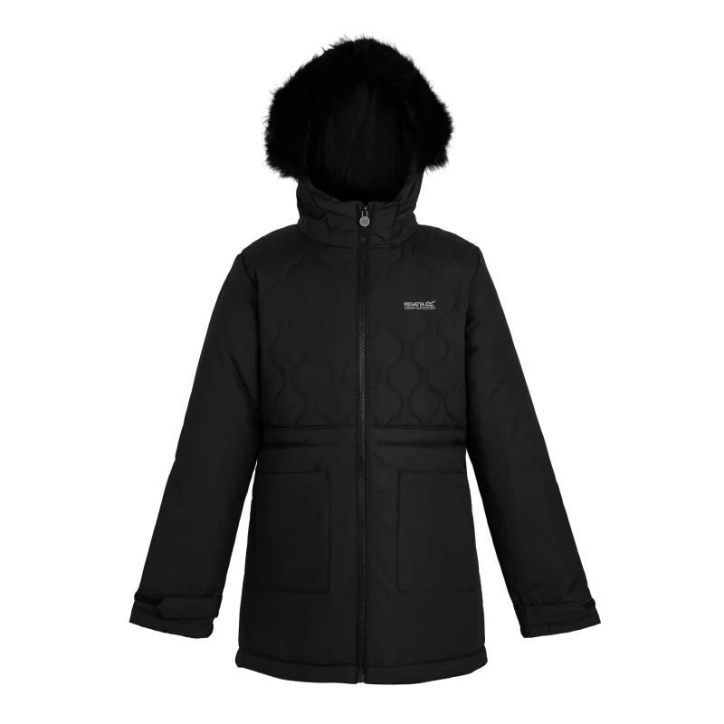 Image of Child Puffer jacket Regatta Fabrizia II Noir Unisex 15/16 ans