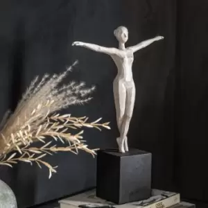Image of Eaves Pirouette Ballerina Sculpture Black
