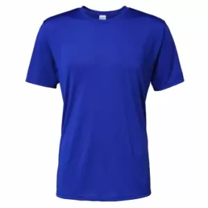 image of Gildan Mens Core Short Sleeve Moisture Wicking T-Shirt (3XL) (Sport Royal)